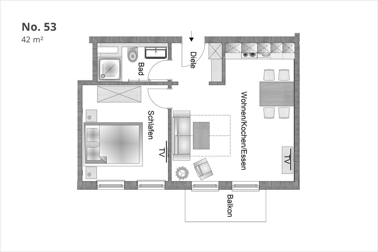 Min Huesung By Rujana Apartment Binz Exterior photo